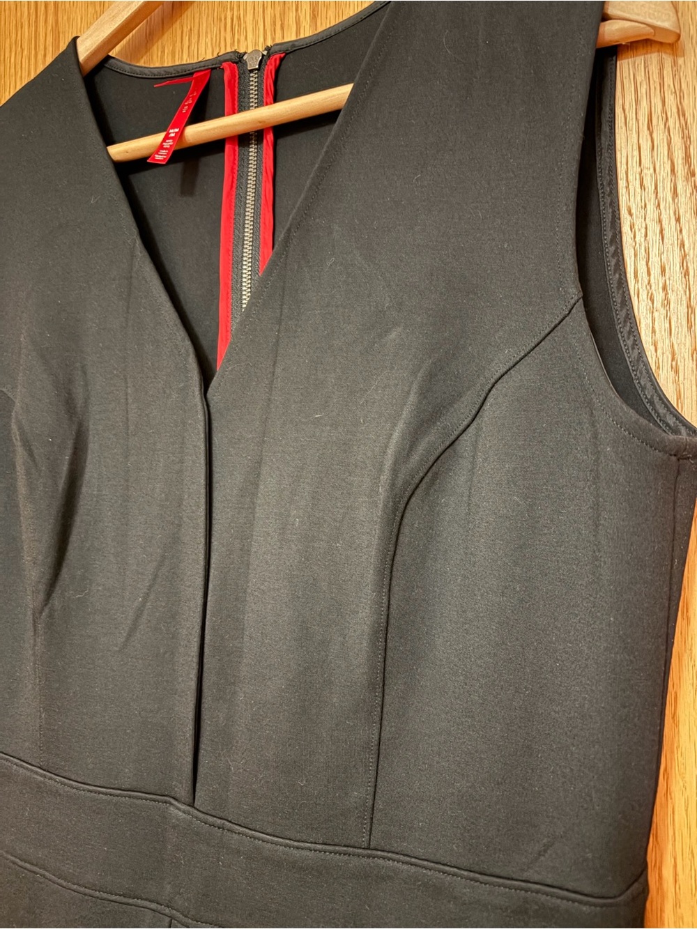 Spanx The Perfect Jumpsuit Sleeveless Black Ponte Wide Leg Core Shaping M PETITE - Picture 4 of 6